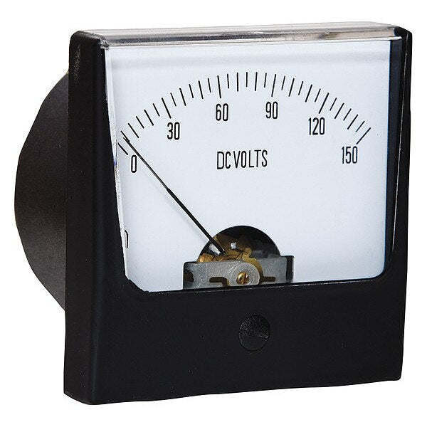 Analog Panel Meter, DC Voltage, 0-150 DC V