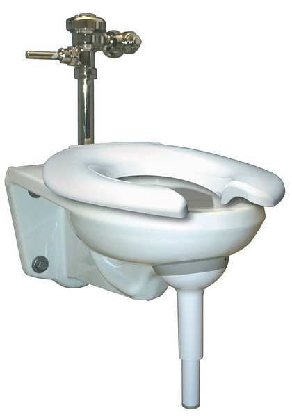 Toilet Seat, With Cover, ABS plastic, Round or Elongated, White