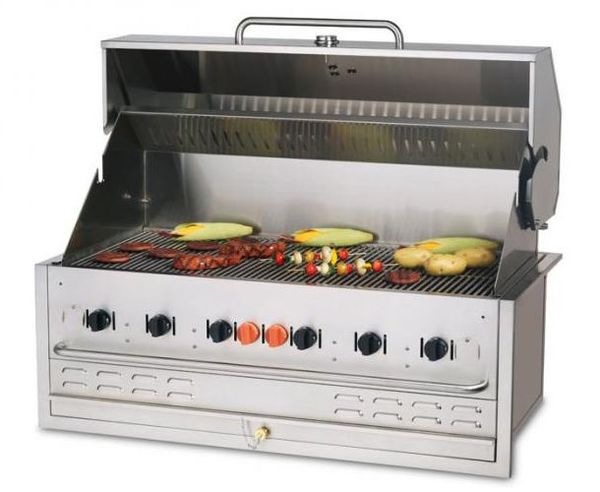 6-Burner Gas Natural Gas 99000 BtuH Built-In Grill