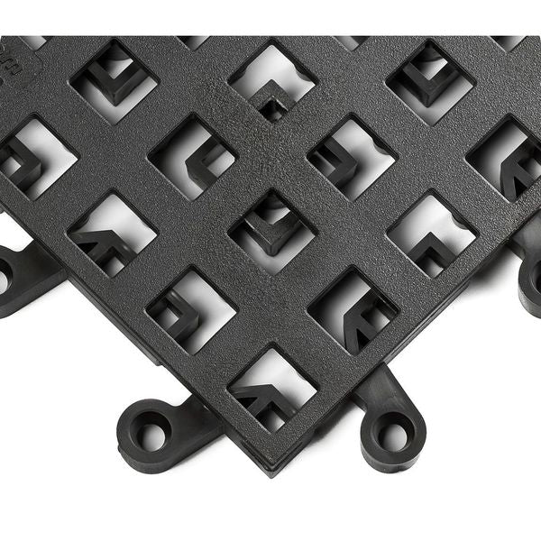 Interlocking Drainage Mat Tile Vinyl 18 in 18 in 7/8 in