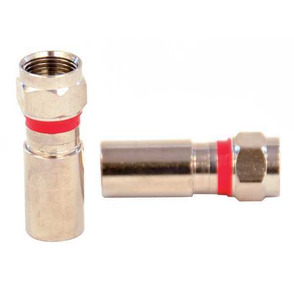 Cable Coupler, F-Type, RG59 Coax, PK10