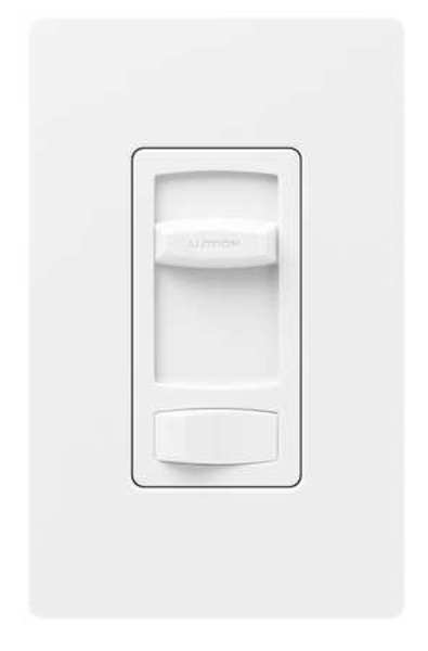 Fan Control, Slide, Rocker, 1.5Amp, White