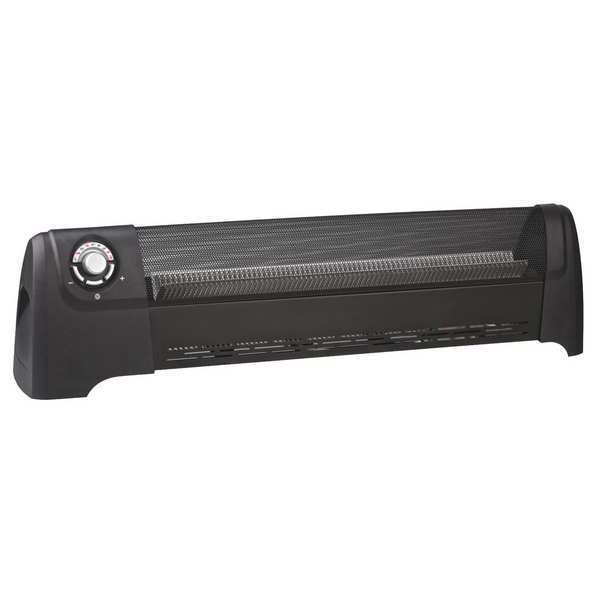 Electric Baseboard Heater, 1500, 120V AC, 1 Phase, 5118 BtuH