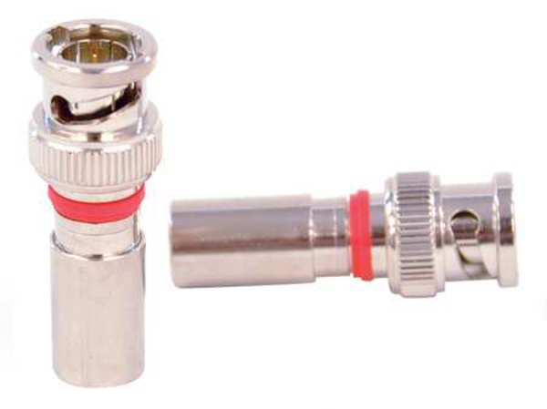 Cable Coupler, BNC/Male, RG59 Coax, PK10