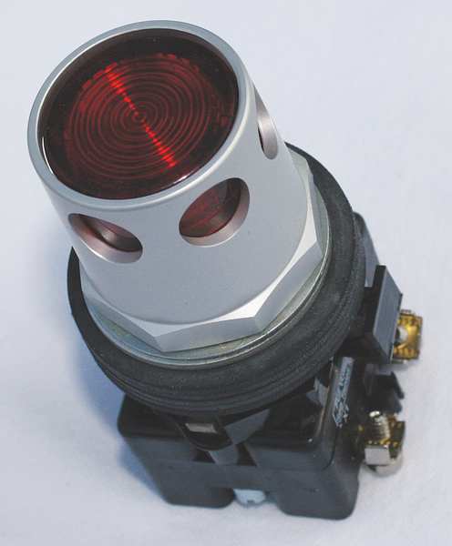 Illuminated Push Button, 30 mm, 2NO/2NC, Red