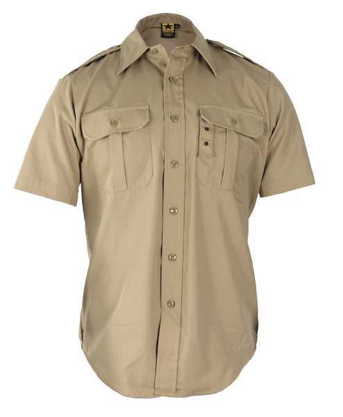 Tactical Shirt, Khaki, Size S Reg