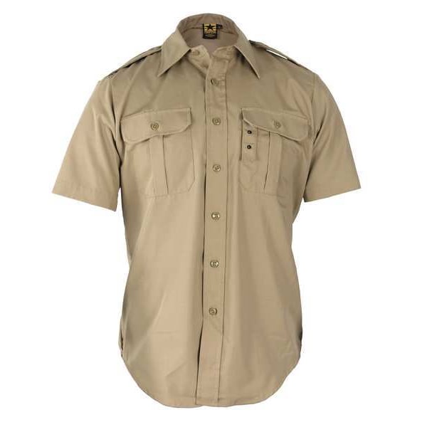Tactical Shirt, Khaki, Size 3XL Reg