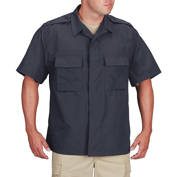 Short Sleeve Shirt, Black, S Long