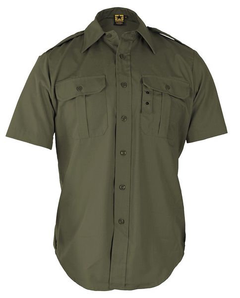 Tactical Shirt, Olive, Size XL Reg