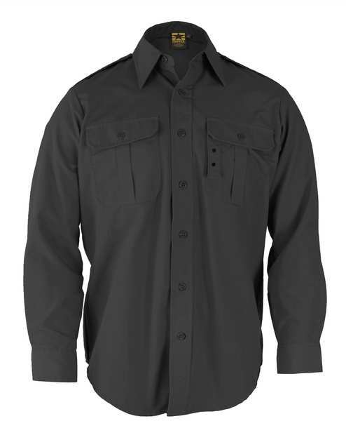 Tactical Shirt, Dark Gray, Size 2XL Long