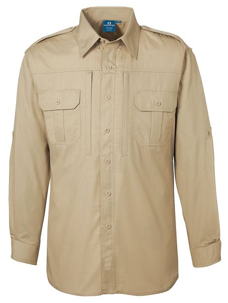 Tactical Shirt, Khaki, Size 3XL Long