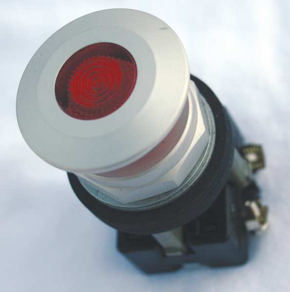 Illuminated Push Button, 30 mm, 1NC, Red