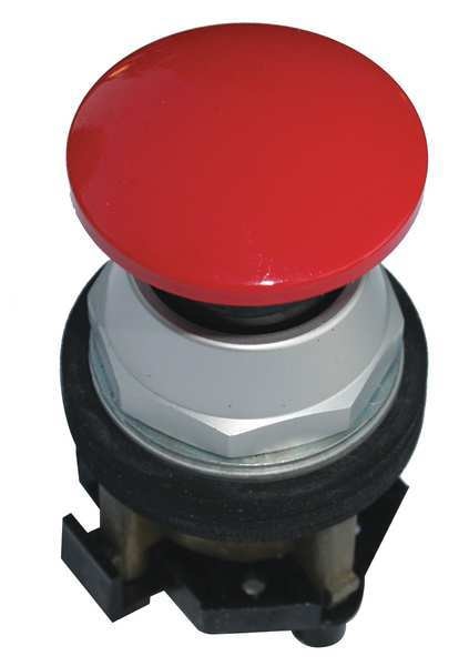Non-Illuminated Push Button, 30 mm, 1NO/1NC, Red