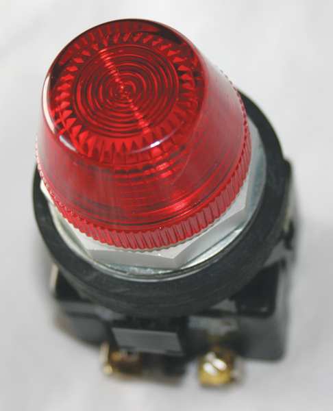 Pilot Light Complete Unit, LED, Red