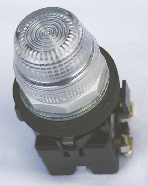 Pilot Light Complete Unit, LED, Clear