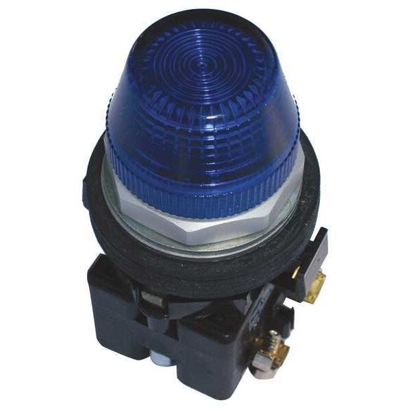 Pilot Light Complete Unit, LED, Blue
