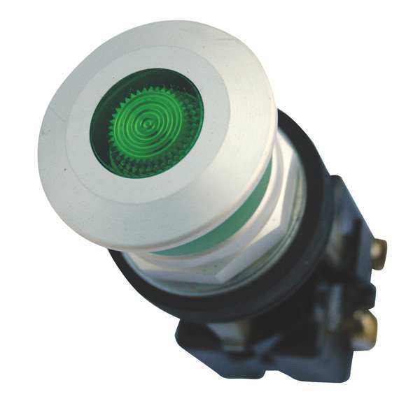 Illuminated Push Button, 30 mm, 1NO, Green