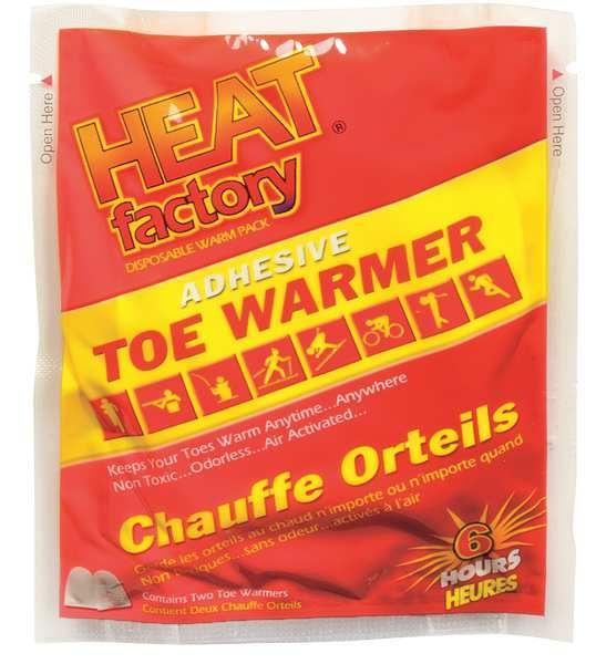 Toe Warmers, White, PR, PK8