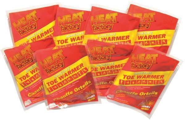 Toe Warmers, White, PR, PK8