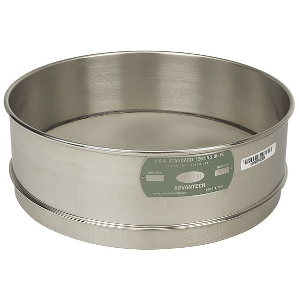 Sieve, #635, S/S, 12 In, Full Ht