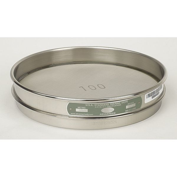 Sieve, #140, S/S, 8 In, Half Ht