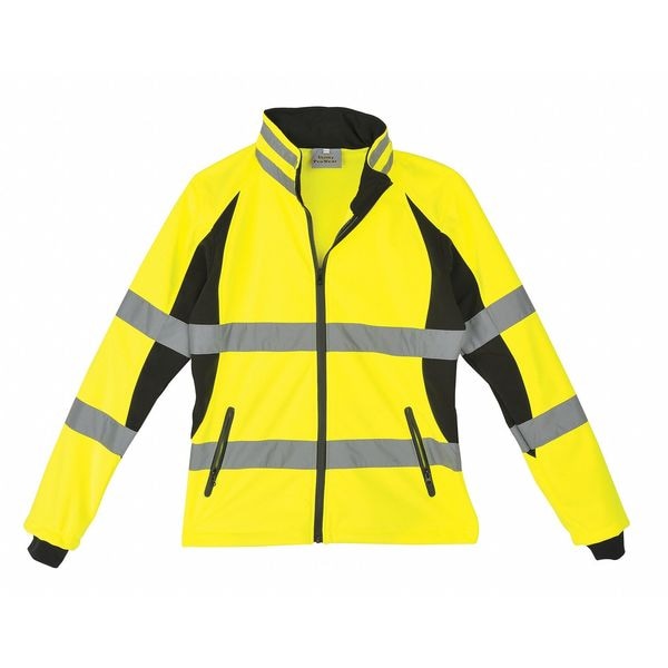 Ladies Jacket, Hi-VisMed, Blk/Yellow