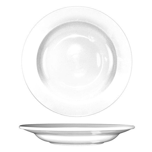 Pasta Bowl, 20 oz., Ceramic European White PK12