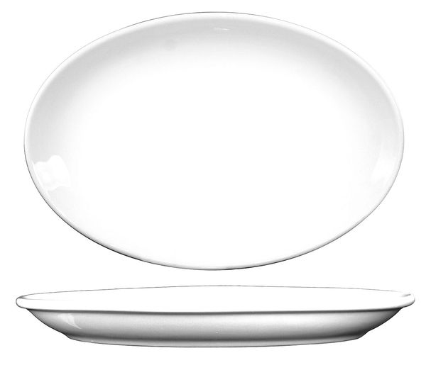 Platter, 15-1/2x11-3/4, European Wht, PK12