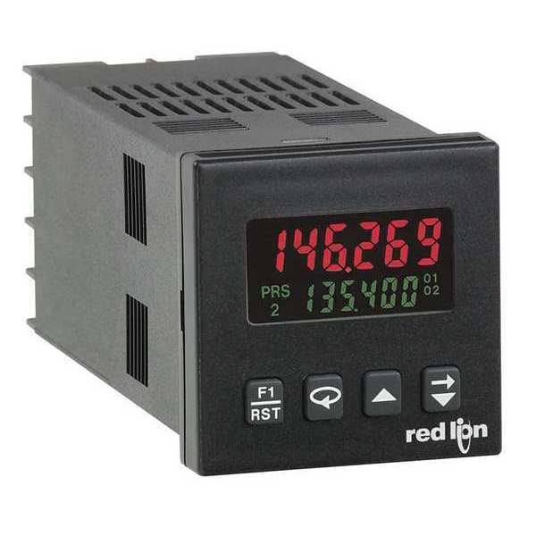 Counter, 2 Line Reflective LCD, 6 Digits
