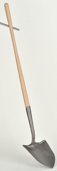 Fire Shovel, Straight Handle, 42 In. L