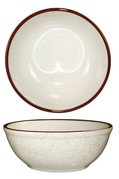 Nappie Bowl, 12-1/2 oz., Ceramic Brown Speckle PK36