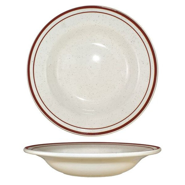 Soup Bowl, 12 oz., Ceramic Brown Speckle PK24