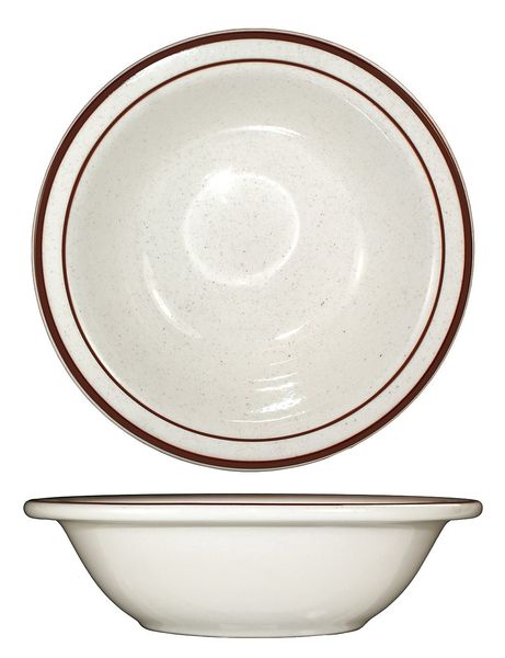 Grapefruit Bowl, 12 oz., Ceramic Brown Speckle PK36
