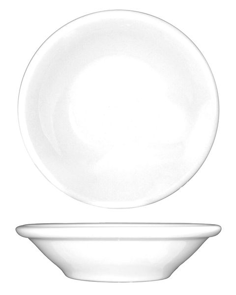 Fruit Bowl, 4-3/4 oz., Ceramic European White PK36