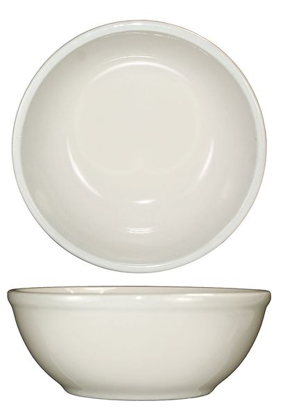 Nappie Bowl, 10 oz., Ceramic American White PK36
