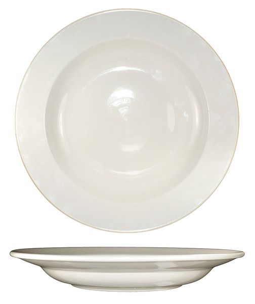 Pasta Bowl, 24 oz., Ceramic American White PK12