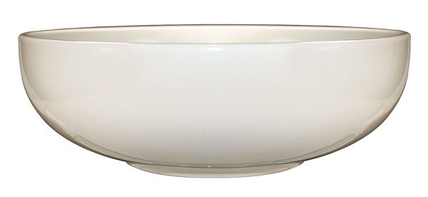 Salad Bowl, 55 oz., Ceramic American White PK12