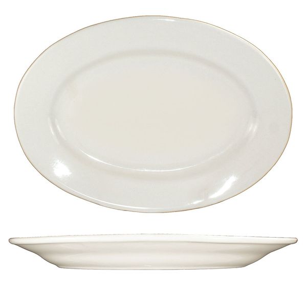 Platter, 8-1/4x5-7/8, American White, PK24