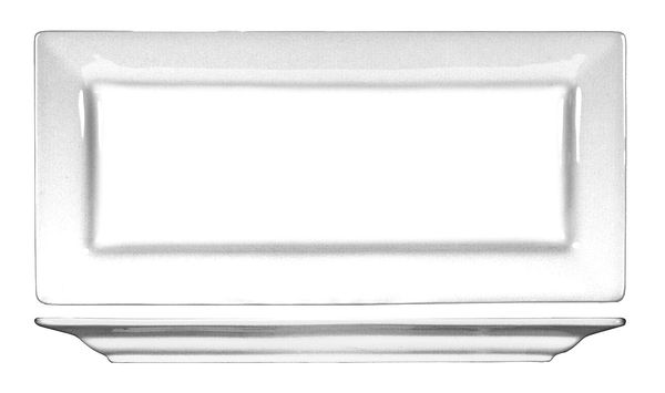 Platter, 11x5-1/8, Bright White, PK12