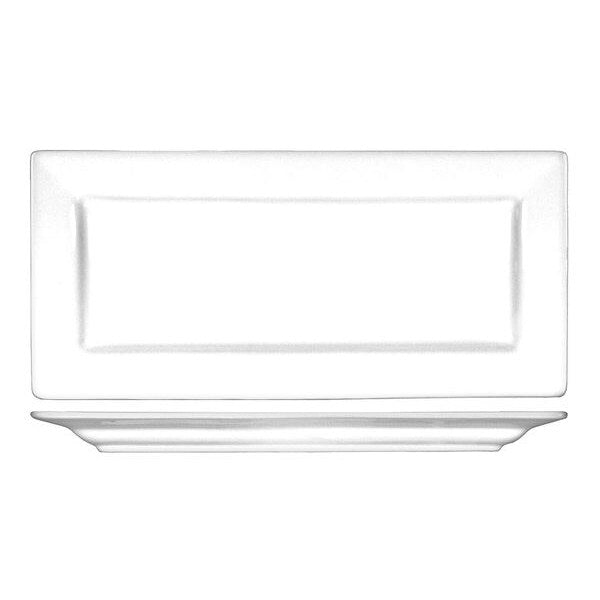 Platter, 14x7, Bright White, PK12