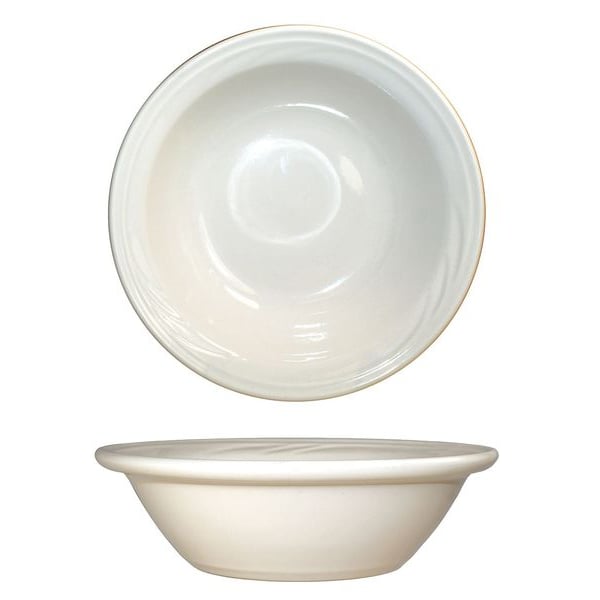 Grapefruit Bowl, 10 oz., Ceramic American White PK12