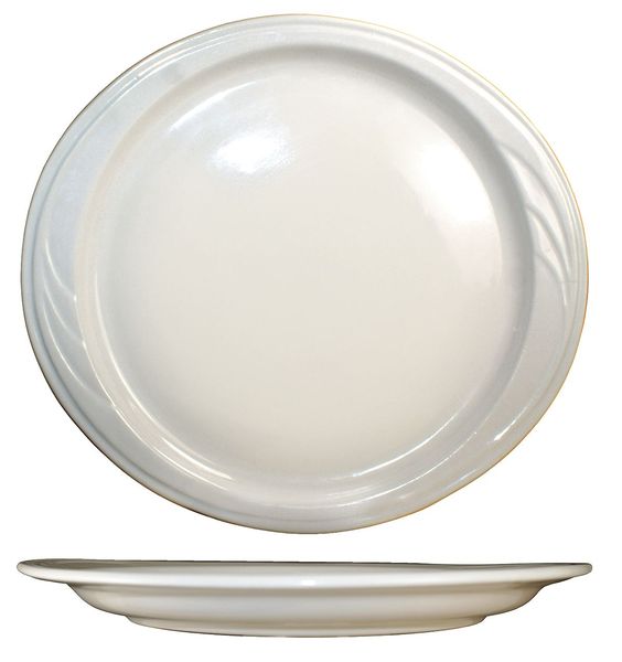 Platter, 10-7/8x10, American White, PK24