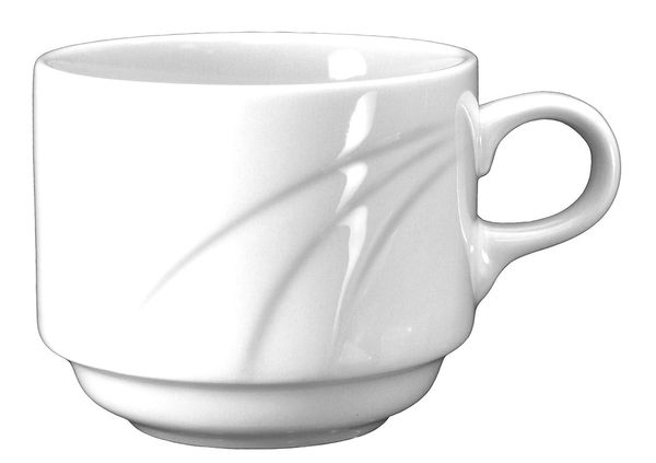 Bright White Stackable Cup 8 oz., Pk36