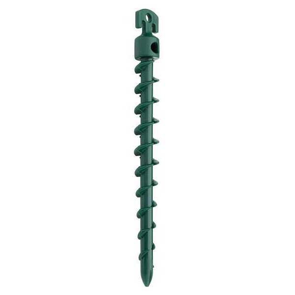 Earth Anchor, Green, Plastic, PK4