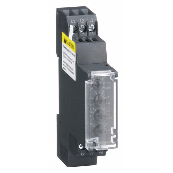 3 Phase Monitor Relay, SPDT, 480VAC, 6 Pin