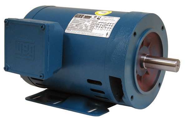 3-Phase General Purpose Motor, 15 HP, 254TC Frame, 575V AC Voltage, 1,775 Nameplate RPM
