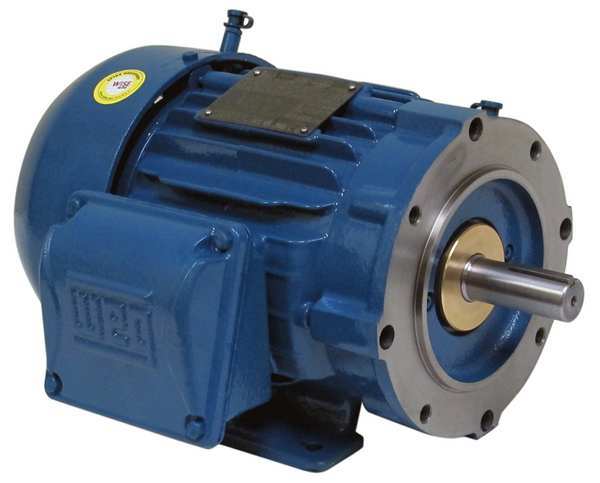 3-Phase IEEE 841 Motor, 2 HP, 184TC Frame, 460V AC Voltage, 1,170 Nameplate RPM