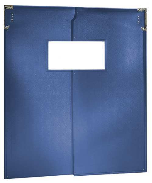Swinging Door, 8 x 8 ft, Royal Blue, PVC, PR