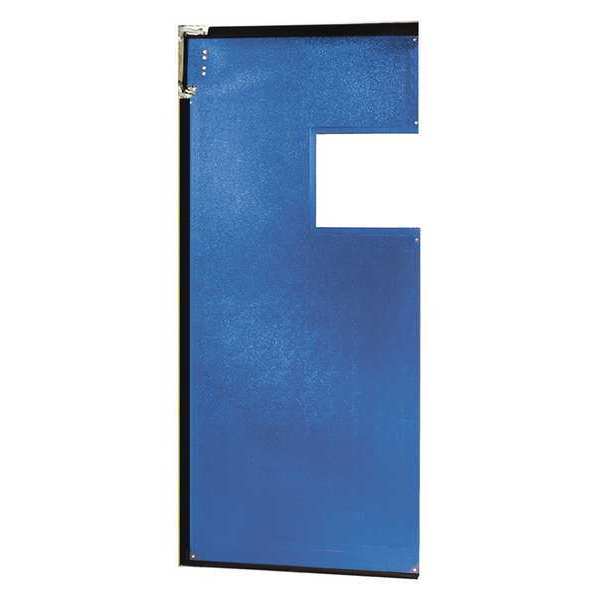 Swinging Door, 7 x 2.5 ft, Royal Blue, PVC
