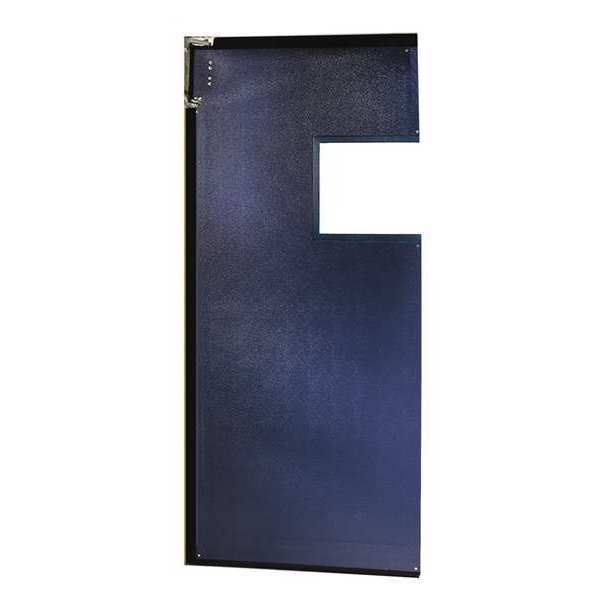 Swinging Door, 8 x 3 ft, Navy Blue, PVC